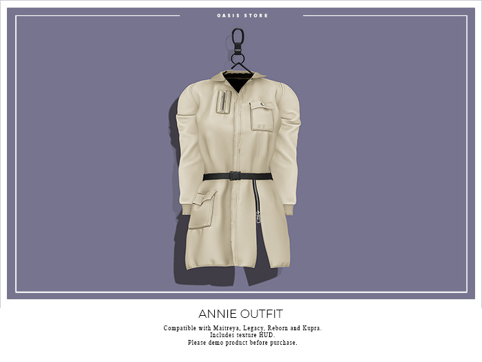 Annie Dress - Cream